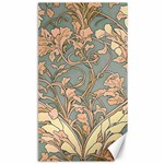 Art Nouveau Vintage Retro Pattern Floral Canvas 40  x 72 