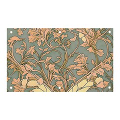Art Nouveau Vintage Retro Pattern Floral Banner And Sign 5  X 3  by 99art