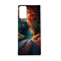 Forest Autumn Fall Painting Samsung Galaxy Note 20 Tpu Uv Case