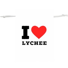 I Love Lychee  Lightweight Drawstring Pouch (xl) by ilovewhateva
