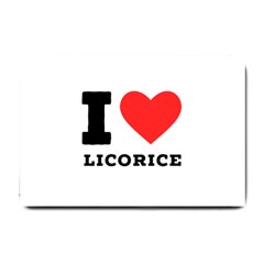 I Love Licorice Small Doormat by ilovewhateva