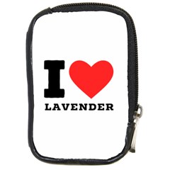 I Love Lavender Compact Camera Leather Case by ilovewhateva