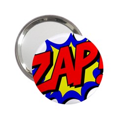 Zap Comic Book Fight 2 25  Handbag Mirrors by 99art