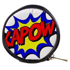 Kapow-comic-comic-book-fight Mini Makeup Bag by 99art