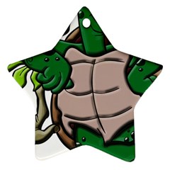 Amphibian-animal-cartoon-reptile Star Ornament (two Sides) by 99art