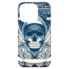 Skull Drawing Iphone 14 Pro Black Uv Print Case by 99art