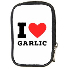 I Love Garlic Compact Camera Leather Case by ilovewhateva