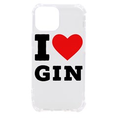 I Love Gin Iphone 13 Mini Tpu Uv Print Case by ilovewhateva