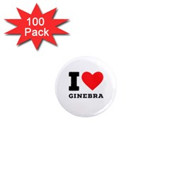 I Love Ginebra 1  Mini Magnets (100 Pack)  by ilovewhateva
