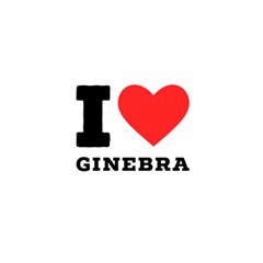I Love Ginebra Two Sides Premium Plush Fleece Blanket (extra Small) by ilovewhateva