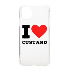 I Love Custard Iphone 11 Tpu Uv Print Case by ilovewhateva