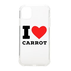 I Love Carrots  Iphone 11 Tpu Uv Print Case by ilovewhateva