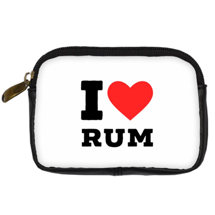 I love rum Digital Camera Leather Case