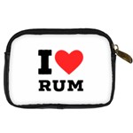 I love rum Digital Camera Leather Case Back