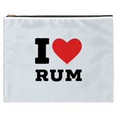I Love Rum Cosmetic Bag (xxxl) by ilovewhateva