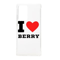 I Love Berry Samsung Galaxy Note 20 Ultra Tpu Uv Case by ilovewhateva