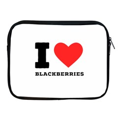 I Love Blackberries  Apple Ipad 2/3/4 Zipper Cases by ilovewhateva