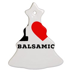 I Love Balsamic Ornament (christmas Tree)  by ilovewhateva