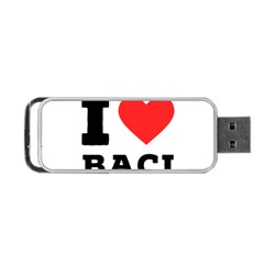 I Love Baci  Portable Usb Flash (two Sides) by ilovewhateva