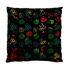 Apples Honey Honeycombs Pattern Standard Cushion Case (one Side) by Cowasu