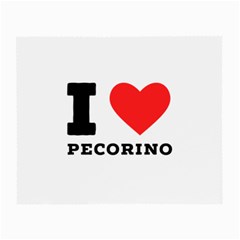I Love Pecorino  Small Glasses Cloth (2 Sides) by ilovewhateva