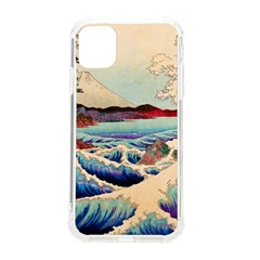 Wave Japanese Mount Fuji Woodblock Print Ocean Iphone 11 Tpu Uv Print Case by Cowasu