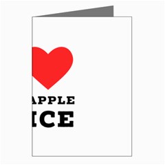 I Love Pineapple Juice Greeting Cards (pkg Of 8) by ilovewhateva