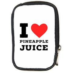 I Love Pineapple Juice Compact Camera Leather Case by ilovewhateva