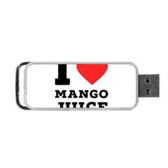 I Love Mango Juice  Portable Usb Flash (one Side) by ilovewhateva