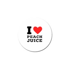 I Love Peach Juice Golf Ball Marker (10 Pack) by ilovewhateva