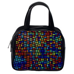 Geometric Colorful Square Rectangle Classic Handbag (one Side)