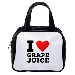 I Love Grape Juice Classic Handbag (one Side) by ilovewhateva