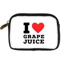 I Love Grape Juice Digital Camera Leather Case by ilovewhateva