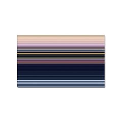 Horizontal Line Strokes Color Lines Sticker Rectangular (100 Pack) by Bangk1t