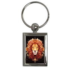 Lion Star Sign Astrology Horoscope Key Chain (rectangle) by Bangk1t