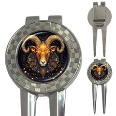 Aries Star Sign 3-in-1 Golf Divots