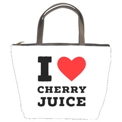 I Love Cherry Juice Bucket Bag by ilovewhateva