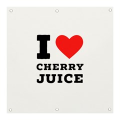 I Love Cherry Juice Banner And Sign 3  X 3  by ilovewhateva