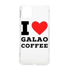 I Love Galao Coffee Iphone 11 Pro Max 6 5 Inch Tpu Uv Print Case by ilovewhateva