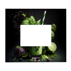 Drink Spinach Smooth Apple Ginger White Wall Photo Frame 5  X 7  by Ndabl3x