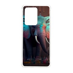 Elephant Tusks Trunk Wildlife Africa Samsung Galaxy S20 Ultra 6 9 Inch Tpu Uv Case by Ndabl3x
