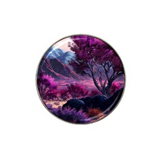 Landscape Painting Purple Tree Hat Clip Ball Marker (10 Pack) by Ndabl3x