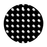 Background Dots Circles Graphic Ornament (Round)