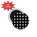 Background Dots Circles Graphic 1.75  Magnets (10 pack) 