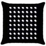 Background Dots Circles Graphic Throw Pillow Case (Black)