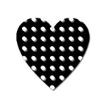 Background Dots Circles Graphic Heart Magnet