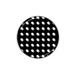 Background Dots Circles Graphic Hat Clip Ball Marker (4 pack)