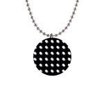 Background Dots Circles Graphic 1  Button Necklace