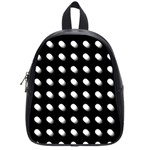 Background Dots Circles Graphic School Bag (Small)