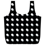 Background Dots Circles Graphic Full Print Recycle Bag (XL)